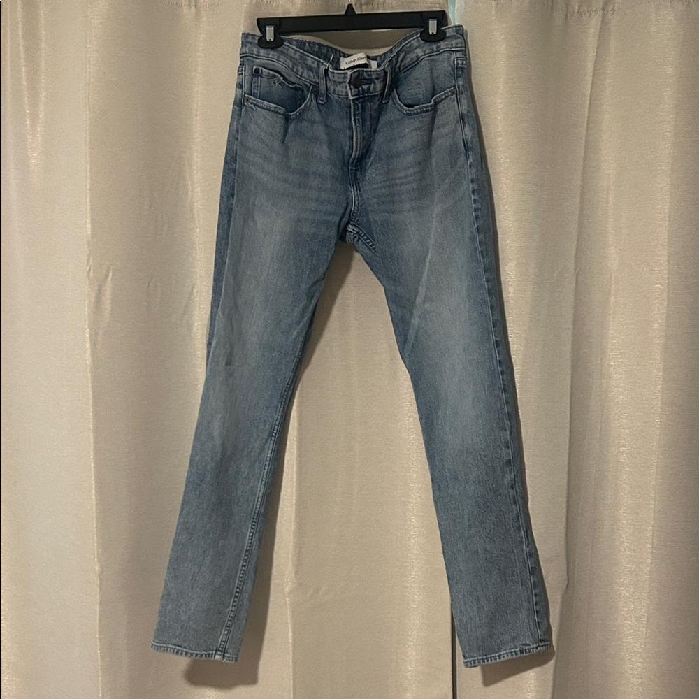 Calvin Klein Collection Light Blue Straight Jeans